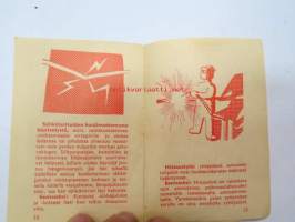 Kodin palonsyitä  eli Tulipalon vaara vaanii -opaskirja vuodelta 1960