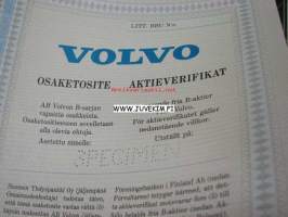 Volvo -osakekirja