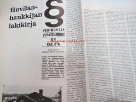 Kodin Maailma 1965 nr 2, sis. mm. seur. artikkelit / kuvat / mainokset; Vanha asunto viihtyisäksi, Omakotitalo Sisä-Suomessa, Eva-ompelukoneet, Huvilan hankkijan