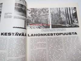 Kodin Maailma 1965 nr 2, sis. mm. seur. artikkelit / kuvat / mainokset; Vanha asunto viihtyisäksi, Omakotitalo Sisä-Suomessa, Eva-ompelukoneet, Huvilan hankkijan