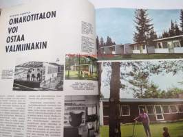 Kodin Maailma 1965 nr 1, sis. mm. seur. artikkelit / kuvat / mainokset; Kun ostat asunto-osakkeen..., Tie omaan asuntoon, Hulda Potila - tekstiilitaiteemme