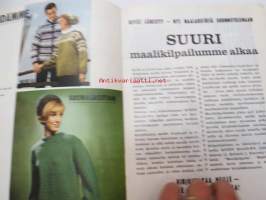 Kodin Maailma 1965 nr 1, sis. mm. seur. artikkelit / kuvat / mainokset; Kun ostat asunto-osakkeen..., Tie omaan asuntoon, Hulda Potila - tekstiilitaiteemme