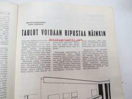 Kodin Maailma 1965 nr 1, sis. mm. seur. artikkelit / kuvat / mainokset; Kun ostat asunto-osakkeen..., Tie omaan asuntoon, Hulda Potila - tekstiilitaiteemme