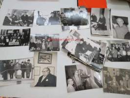 Hyvinkään Tahko - noin 250 kappaleen erä valokuvia seuran jäsenistä ja toiminnasta eri vuosikymmenillä, runsaasti kuvia Lehtolasta (seuran kokoontumispaikka),