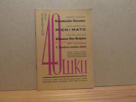 40-luku - Sosialistisen sivistyksen ja kulttuurisuomalaisuuden aikakauskirja. Kesä-heinäkuu 1945