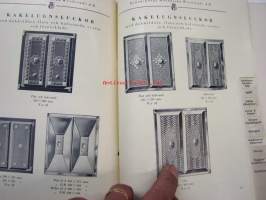 Byggnads- och handelsgjutgods katalog nr 120 1932 / Björneborgs Mekaniska Verkstad Ab -tuoteluettelo