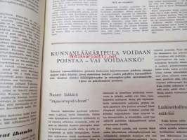 Suomen Kuvalehti 1957 nr 7, ilmestynyt 16.2.1957, sis. mm. seur. artikkelit / kuvat / mainokset; Kansikuva - Lennart Heljas, Paulig, Visu vilustumistautilääke,