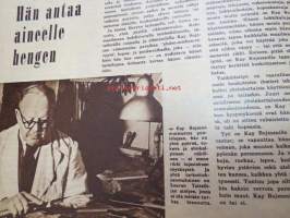 Suomen Kuvalehti 1957 nr 1, ilmestynyt 5.1.1957, sis. mm. seur. artikkelit / kuvat / mainokset; Kansikuva - Balettitanssija, Arvo Puukari - Kasvakaa vain Helsinki -