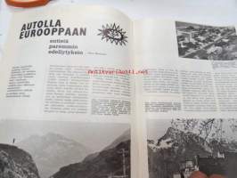 Kodin Maailma 1965 nr 4, sis. mm. seur. artikkelit / kuvat / mainokset; Vilka kalusto, Kylmäkosken valmistalot ja huvilat, Autolla Eurooppaan, Huvila Helpolla,