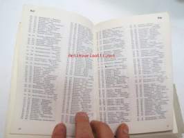Helsinki opaskartta 1:18 000 Helsingfors guidekarta 1965