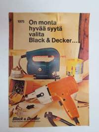 Black &amp; Decker käsityökalut 1975 -myyntiesite