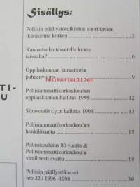 Poliisiammattikorkeakoulu vuosijulkaisu 1998 - Matrikkeli &#039;98