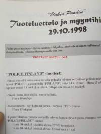 Poliisiammattikorkeakoulu vuosijulkaisu 1998 - Matrikkeli &#039;98
