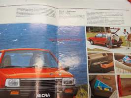 Nissan Micra Combi Coupé, 3-ov., DX, GL, SGL, 4-vaiht., 5-vaiht. -myyntiesite