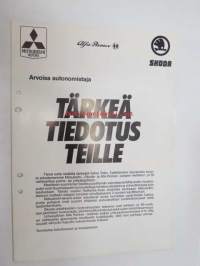 Helkama - Mitsubishi / Skoda / Alfa Romeo mallit -myyntiesite