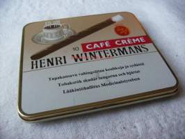 Henry Wintermans Cafe Creme   - sikarilaatikko eltiä , koko 9x8x1 cm