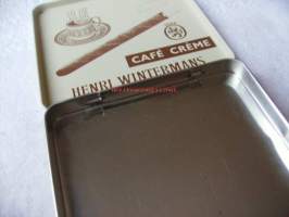 Henry Wintermans Cafe Creme   - sikarilaatikko eltiä , koko 9x8x1 cm