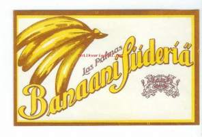 Las Palmas Banaani Siideriä -   juomaetiketti