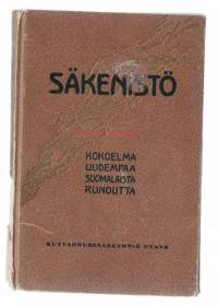 Säkenistö : kokoelma uudempaa suomalaista runoutta / toim. Helmi Krohn.