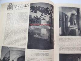 Helsingfors Journalen (Månadsrevyn) 1945 nr 11 november -bilaga till Helsingfors Journalen, innehåller bl a. följande artiklar / reklam / bilder -kuukausiliite