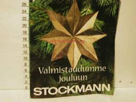 valmistaudumme jouluun ilmoituslehti  stockmann