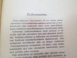Jalkaväen taistelutaito III Joukkueen ja sen osien taistelutoiminnasta ja koulutuksesta -sitomaton (ja kanneton) kirjastokappale, toimitettu aikoinaan