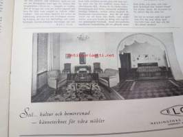 Helsingfors Journalen (Månadsrevyn) 1941 nr 8 augusti -bilaga till Helsingfors Journalen, innehåller bl a. följande artiklar / reklam / bilder -kuukausiliite
