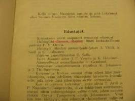 Suomen Maalari-liiton edustajakokouksen pöytäkirja  1901