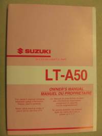 Suzuki LT-A50 owner´s manual käyttöohjekirja