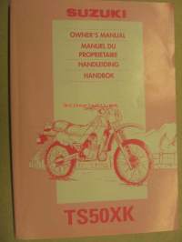 Suzuki TS50XK ownwer´s manual käyttöohjekirja