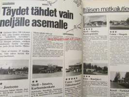 Tuulilasi 1977 nr 8, sis. mm. seur. artikkelit / kuvat / mainokset; Kestotestin loppuarvostelussa VW Polo L, Koeajossa Datsun 180 B, Esittelyssä Honda 125 T ja