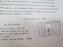Väpplingen -71 (skol publikation), redaktionen; Tove Boström, Ami Swanson, Anne Lindfors, Sunniva Drake, Malla Portin, Kenneth Holmström (kladdare Guja Hemming -