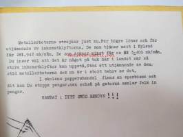 Väpplingen -71 (skol publikation), redaktionen; Tove Boström, Ami Swanson, Anne Lindfors, Sunniva Drake, Malla Portin, Kenneth Holmström (kladdare Guja Hemming -