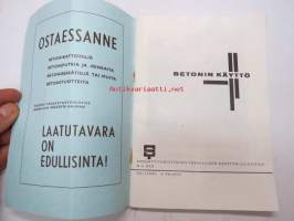 Betonin käyttö