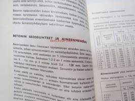 Betonin käyttö