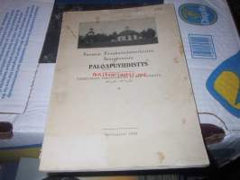 Suomen evankelis-luterilaisten seurakuntain paloapuyhdistys 1928 - perustaminen ja toiminta