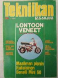 Tekniikan Maailma 1970 nr 2, sis. mm. seur. artikkelit / kuvat / mainokset; Koeajossa Rover 3500, Esittelyssä Austin Maxi ja Datsun Sunny 1200, Norlett lumilinko,