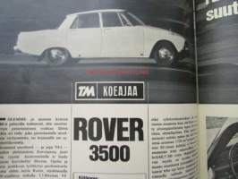 Tekniikan Maailma 1970 nr 2, sis. mm. seur. artikkelit / kuvat / mainokset; Koeajossa Rover 3500, Esittelyssä Austin Maxi ja Datsun Sunny 1200, Norlett lumilinko,