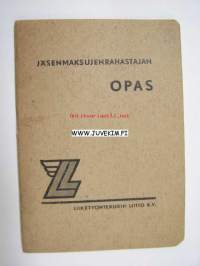 Liiketyöntekijäin Liitto ry Jäsenmaksujen rahastajan opas