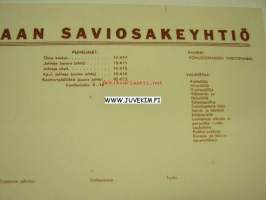 Kupittaan Savi Oy -kirjelomake