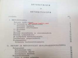 Betonitöistä ja betonitiilistä