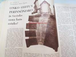 Kotiliesi 1957 nr 6 maaliskuu II, 15.3.1957, sis. mm. seur. artikkelit / kuvat / mainokset; Kieku ja Kaiku, Kastor, Osuuskassat, Vitapointe, Perheenemäntä -