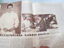 Kotiliesi 1957 nr 6 maaliskuu II, 15.3.1957, sis. mm. seur. artikkelit / kuvat / mainokset; Kieku ja Kaiku, Kastor, Osuuskassat, Vitapointe, Perheenemäntä -