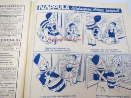 Kotiliesi 1957 nr 2 tammikuu II, 15.1.1957, sis. mm. seur. artikkelit / kuvat / mainokset; Kieku ja Kaiku, Kastor, Paperinkeräyksen Margit-hopeita (näitä sai