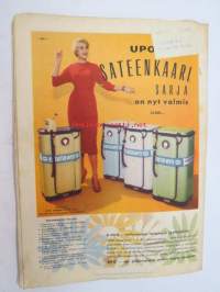 Kotiliesi 1957 nr 2 tammikuu II, 15.1.1957, sis. mm. seur. artikkelit / kuvat / mainokset; Kieku ja Kaiku, Kastor, Paperinkeräyksen Margit-hopeita (näitä sai