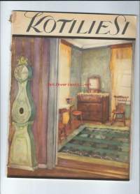 Kotiliesi 1931 nr 2 kansi Vilho Askola -Peräkamarin ovelta, nykynuoret, lipasto, tahrojen poisto, tytön talviurheilupuku, kotivehnä kunniaan, kotitekoista liimaa,