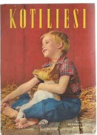 Kotiliesi 1958 nr 17 / kansi Poika ja koira, meidän lasten tulevaisuus, annammeko itsellemme anteeksi, eläkemuorit opiskelevat, Sveitsin nainen, kaatumatauti,