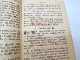 Suomalainen Wirsikirja ewankelis-lutherilaisille seurakunnille Suomessa 1925, kullatut ulkosyrjät, kotelo