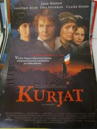 Kurjat / Les Misérables - pääosissa Liam Neeson, Geoffrey Rush, Uma Thurman Claire Danes, Hans Matheson, Reine Brynolfsson, Peter Vaughan, ohjaus Bille August