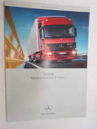 Mercedes-Benz Actros Kaukoliikenne ja jakeluajo - 18-26 tonnia tonnia -myyntiesite